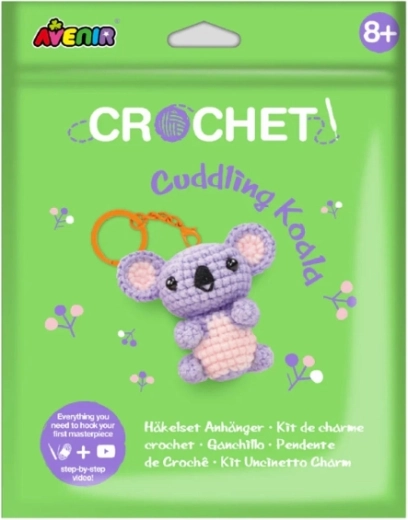 Hæklekit – vedhæng Kælen koala
