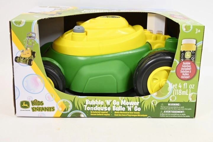 TOMY John Deere børnebobbelplæneklipper