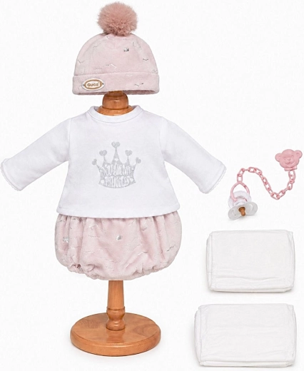 Guca-outfit til babydukke 42–46 cm med tilbehør