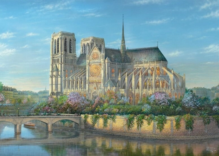 Puslespil Notre-Dame 1000 brikker