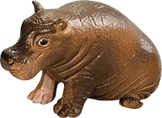 BALULU figur af en flodhesteunge