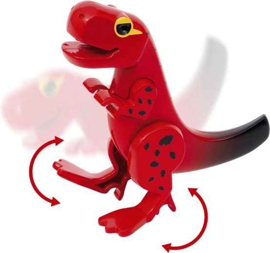 8 dinosaurfigurer med bevægelige dele