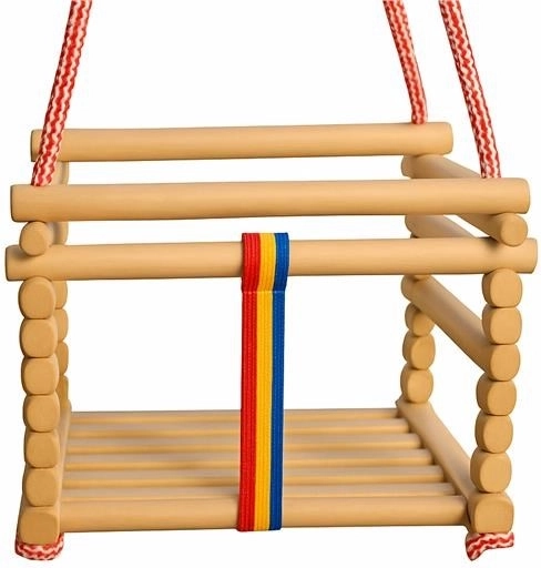 BABY MIX børneswing i bøgetræ – natur