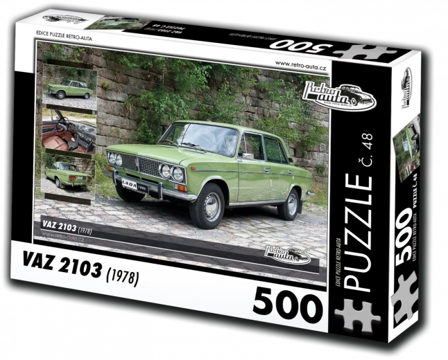 retro-auta puslespil vaz 2103 (1978) – 500 brikker