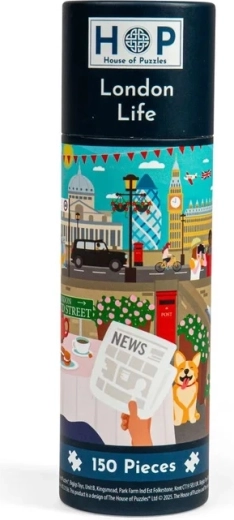 House of Puzzles Mini-puslespil Londonsk liv 150 brikker