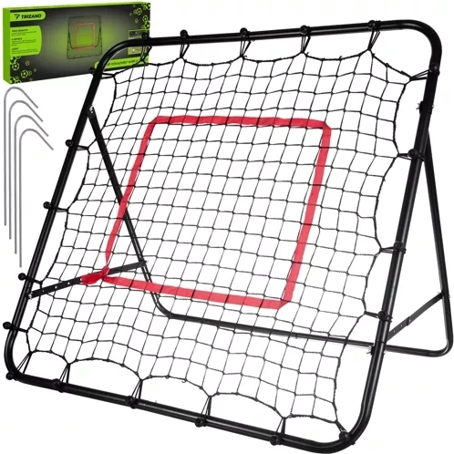 Træningsfodboldmål med målskive 100x100 cm