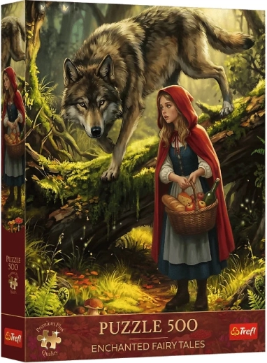 Puzzle Premium Plus 500 Rødhætte og ulven