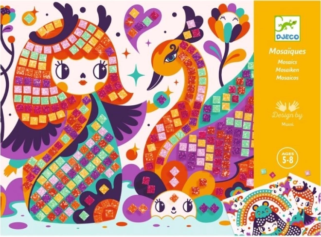 Mosaik Kokeshi fra Djeco