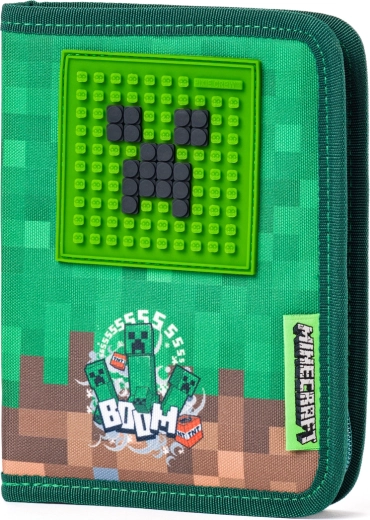 Minecraft-motiv og pixelsæt til Creeper