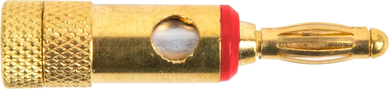 Guldbelagt bananstik rød