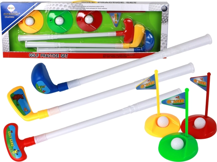 Sæt til minigolf for børn, 12 dele
