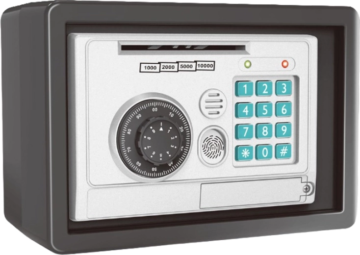Børnepengekasse (pengeskab) med åbning via fingeraftryk - 1 stk.