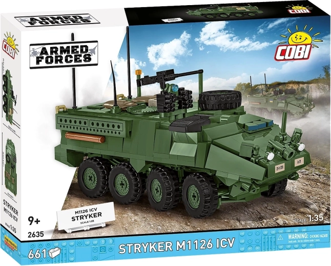 Cobi Armed Forces pansret mandskabsvogn Stryker M1126 ICV 1:35 (661 dele)