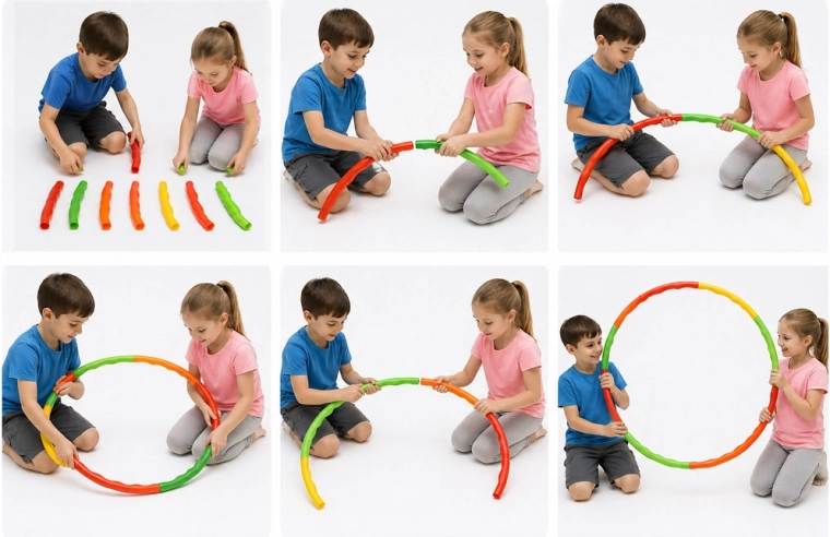 Sammenklappelig segmentkonstruktion (DIY)