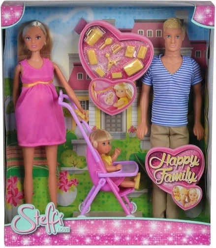 Dukke Steffi Love Happy Family Sæt