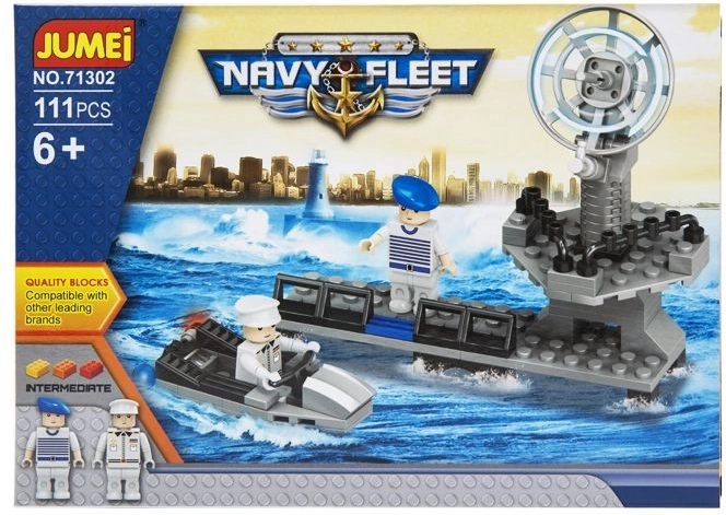 Byggesæt Jumei Navy Fleet – flåde 111 dele, 25 × 18 cm - 1 stk.