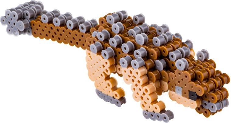 3D-model af ankylosaurus af perler