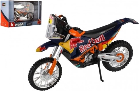 Metalmodel af motorcykel BBURAGO RED BULL KTM Rally Dakar 2019, 1:18