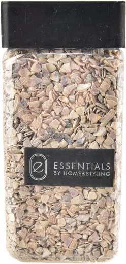 Dekorationsmuslinger i grå-beige mix 550 g