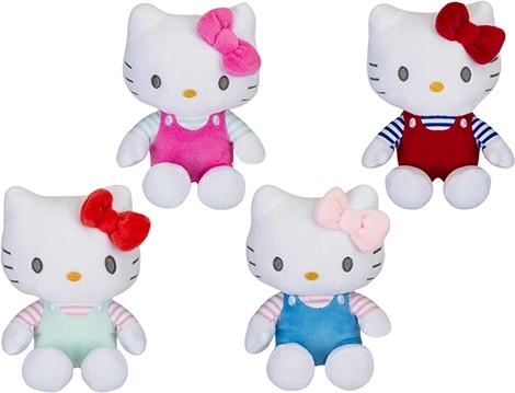Hello Kitty plysbamse mini figur 15 cm - 1 stk.