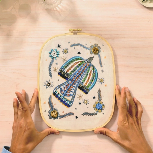 Stabil og behagelig brodering