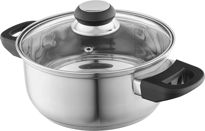Glaslåg for nem kontrol under madlavning