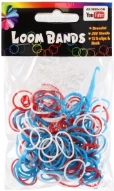 200 farverige elastikker til uendelige kombinationer