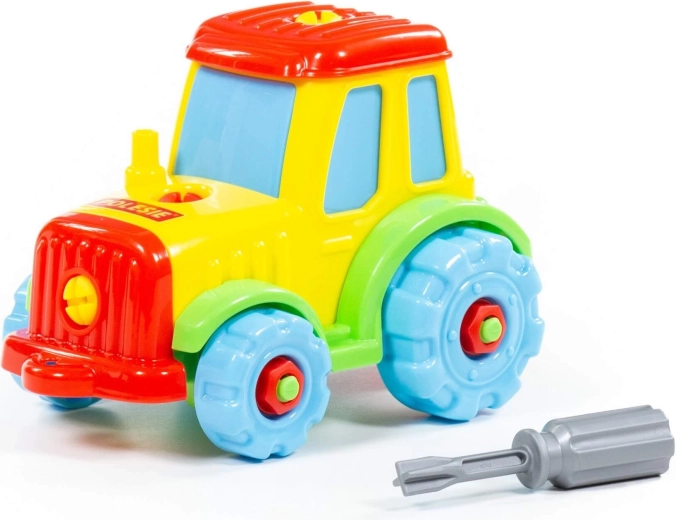 Demonterbart byggesæt med traktor, 20 dele