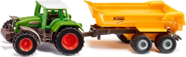 Siku traktor Fendt med tiptrailer Krampe