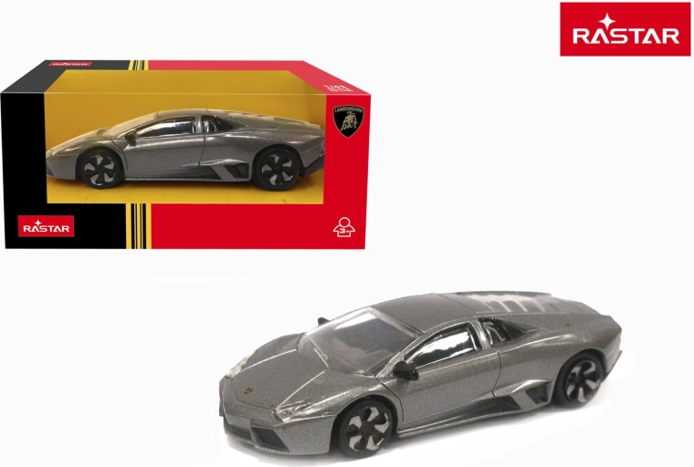 Bilmodel Rastar Lamborghini Reventon grå 1:43 - 1 stk.