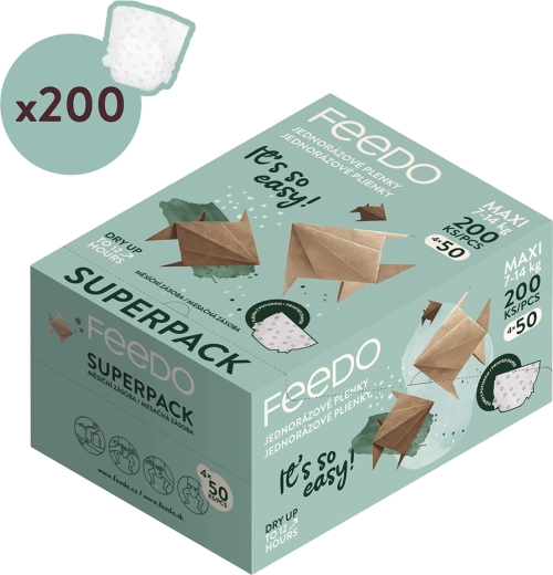 Engangsbleer FEEDO maxi (7–14 kg) – Månedlig