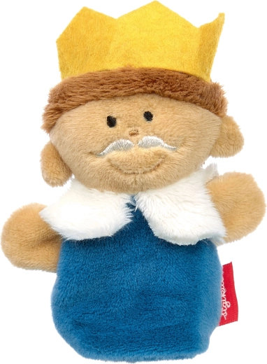 Sigikid plysbamse fingerdukke – konge