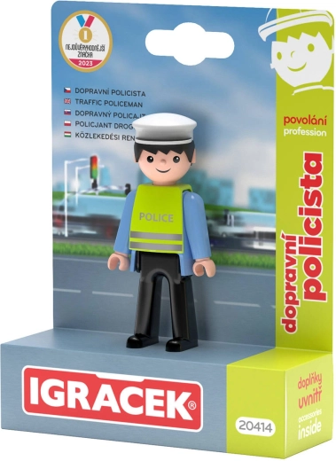 Efko Igráček trafikbetjent – figur med tilbehør