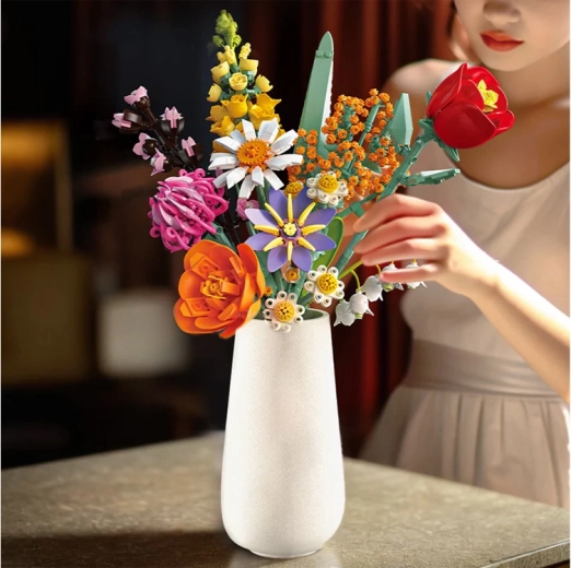 Fuldt justerbare stængler og blomster