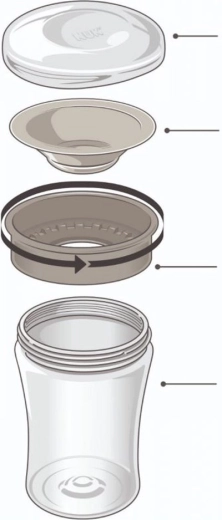 Spildsikker takket være siliconeventilen