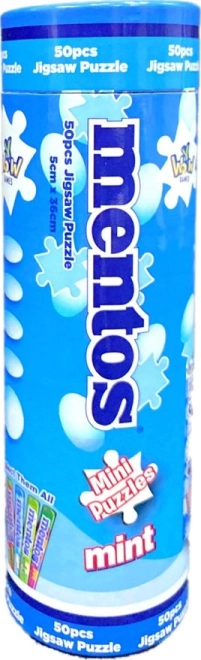 Mini puslespil Mentos Mint 50 brikker