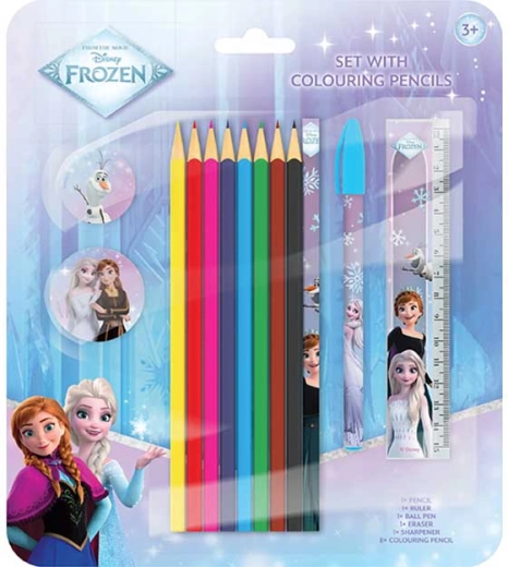 Sæt med farveblyanter Frozen Frost