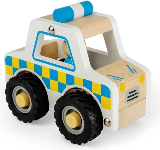 Bigjigs Toys træ mini politibil