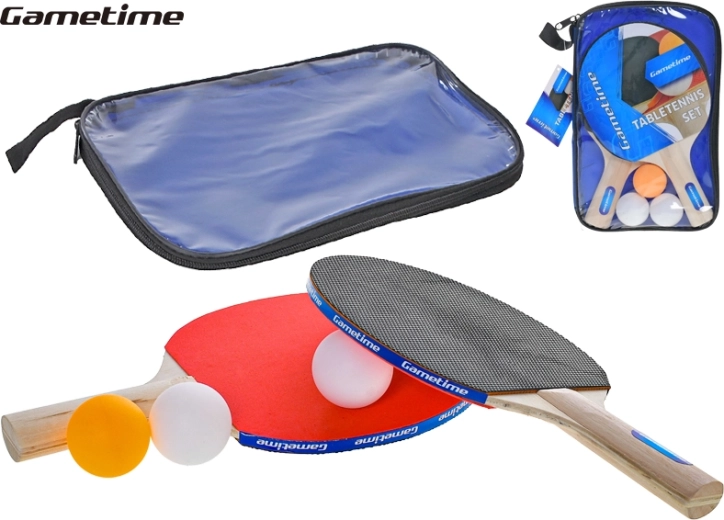 Gametime bordtennissæt til rekreative spillere med etui