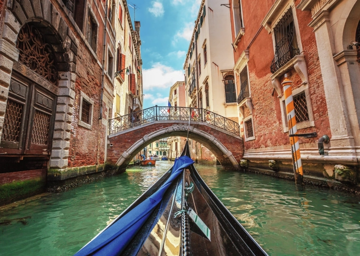 Ravensburger puslespil Sejlads i Venedig 1000 brikker