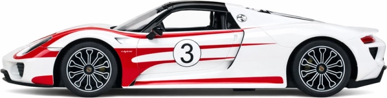 Realistiske detaljer på Porsche 918 Spyder Weissach