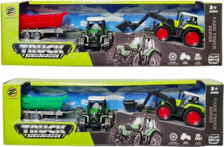 Traktor med trailer - 1 stk.