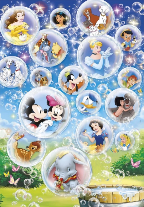 CLEMENTONI Puslespil Disney-verden 104 brikker