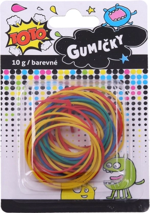 Farvede elastikker 10 g