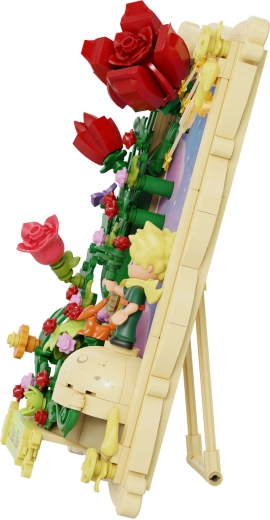 Dekorativ 3D-scene på stander