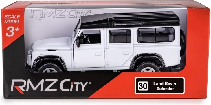Metalmodel land rover defender 110 1:35 hvid – rmz city
