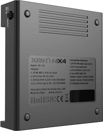 Bred kompatibilitet med batterityper
