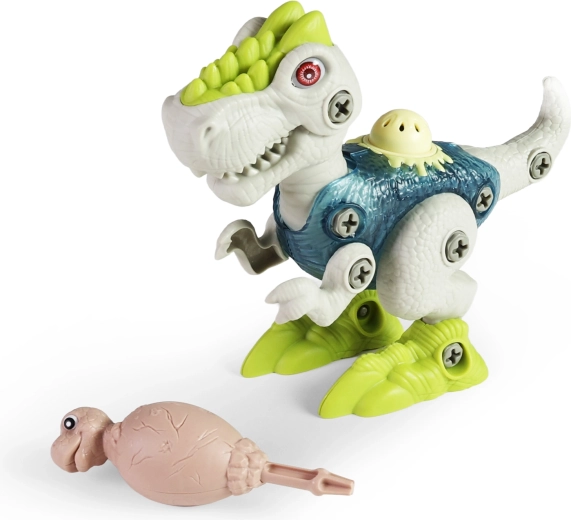 Skruedinosaur med lys og lyd