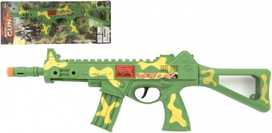 Plastmaskingevær med svinghjul 42 cm