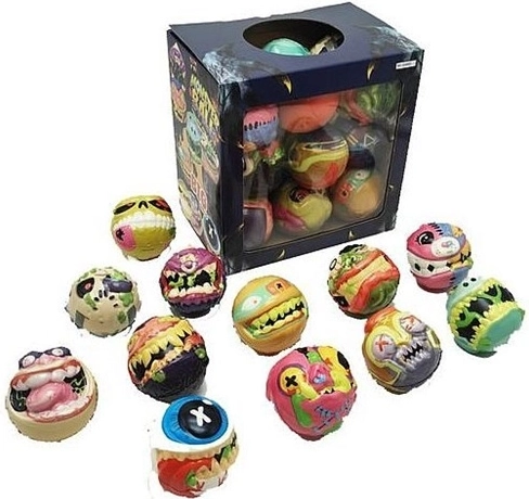 Blød Monster-bold 10 cm - 1 stk.